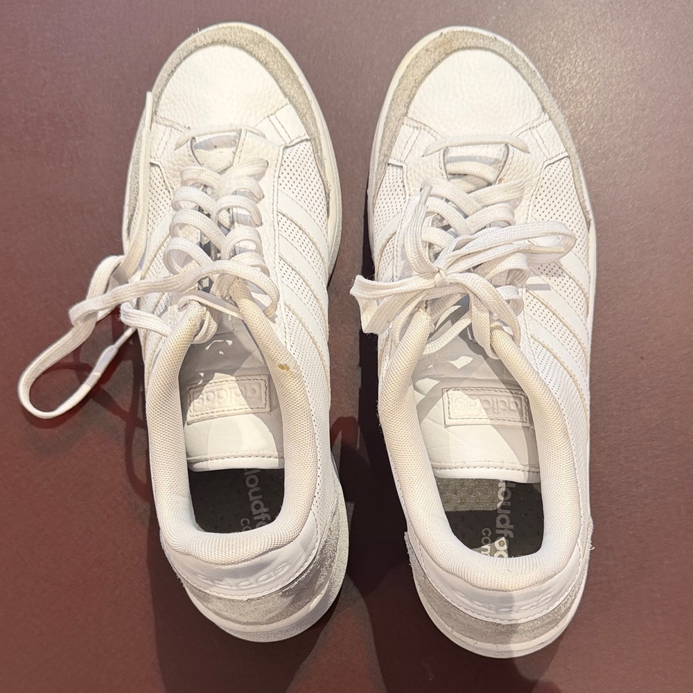 Adidas Classic White Trainers